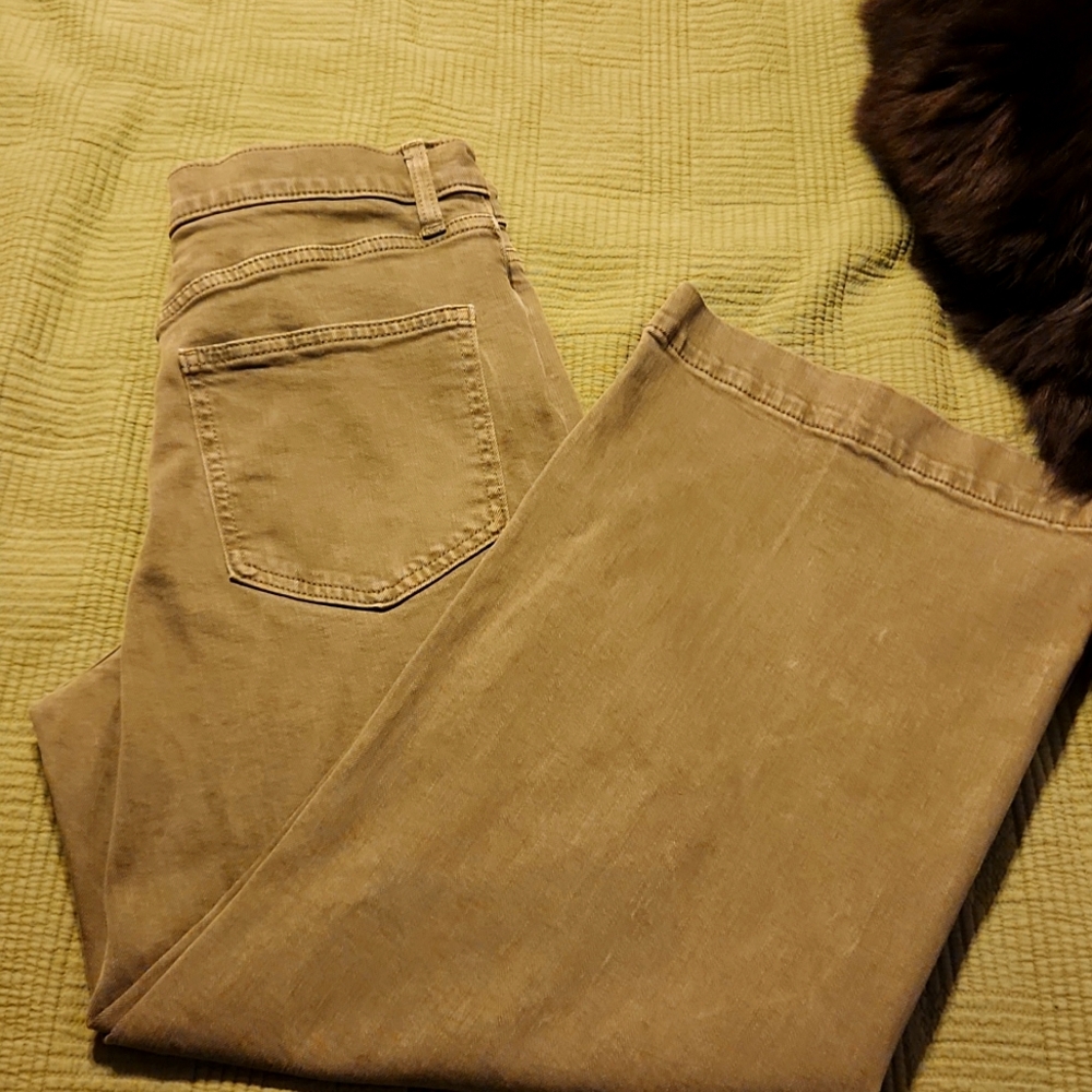 Gap high rise wide leg crop